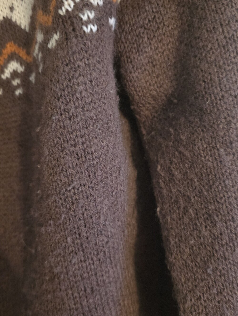 Kiel James Patrick Cozy Brown Pumpkin Fair Isle Sweater - Women - Picture 4 of 9